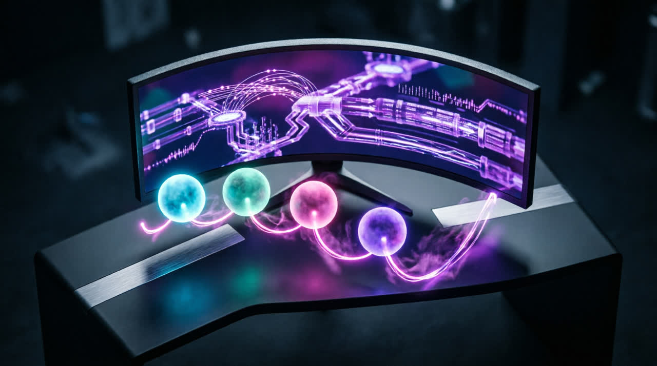 Neon developer workspace